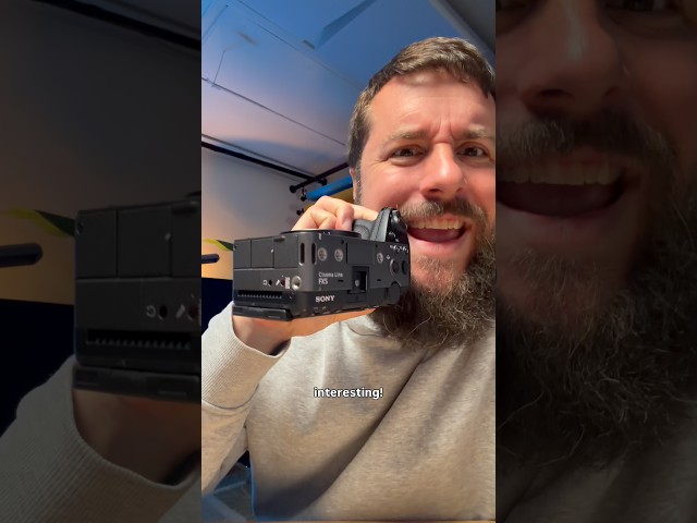 You can REMOVE Sony FX5 IBIS?! 😮