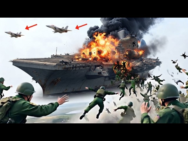 Just In: Russian Sukhoi Fighters Launch Brutal Strike on US Aircraft Carrier