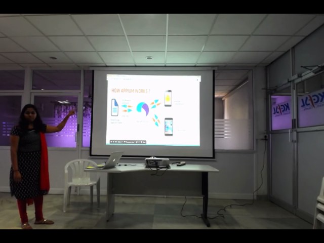 A glimpse into mobile app testing using Appium by Thivya Lakshimi, ThoughtWorks