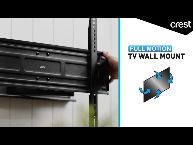 How to Install the Crest Full Motion TV Wall Mount | Step-by-Step Guide