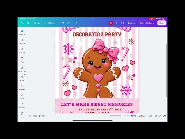 How to Lock Elements in Canva Before Selling a Template | Canva Tutorial for Beginners 