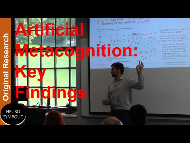 Artificial Metacognition: Key Findings and New Directions (Talk at RPI)