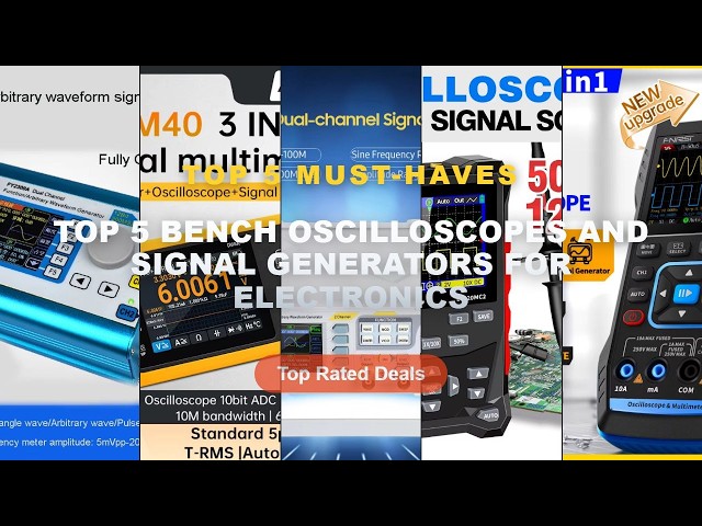 Top 5 Best Top 5 Bench Oscilloscopes And Signal Generators For Electronics (Must Have!) - 2C23T 2C53