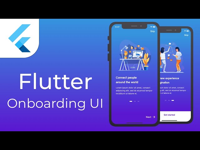 Flutter Onboarding UI | Speed Code