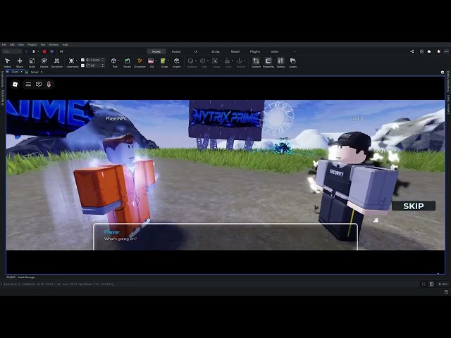 NEW CUT SCENE + DIALOG SYSTEM | Should i make a tutorial !? | @NytrixPrime_Dev