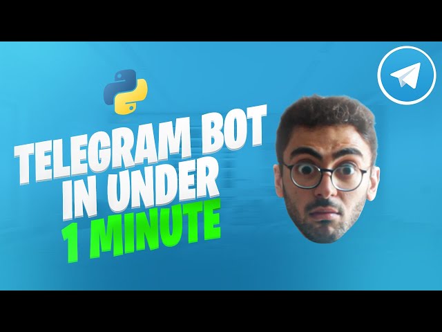 How to make a Python Telegram Bot in under 1 minute