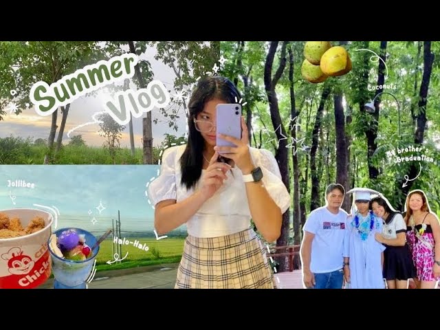 ꕥSUMMER VLOG  || 05: CDOC，Bukidnon, Celebration, Arcade, Graduation,  and more🎓⭐️👾
