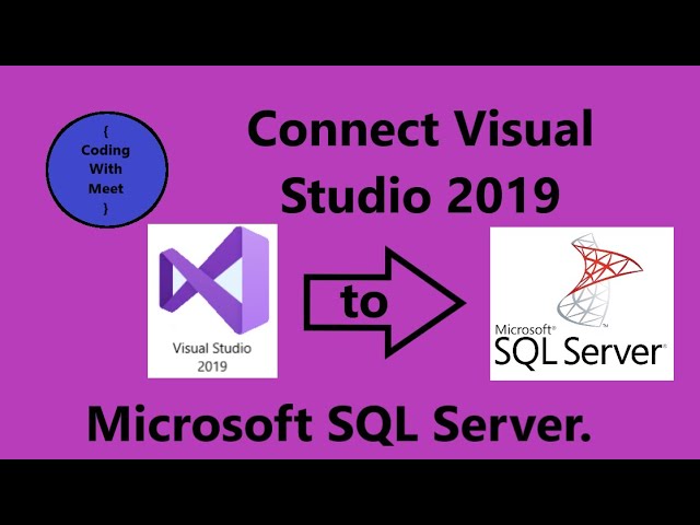 Connect Visual Studio 2019 ASP.NET website to MS-SQL Server Database with editing web.config file.