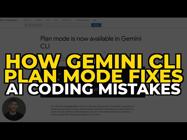 How Gemini CLI Plan Mode Fixes AI Coding Mistakes