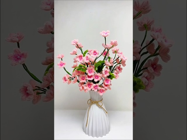 Easy Pipe Cleaner Flower for Room Decoration 🌸 Handmade Craft Tutorial