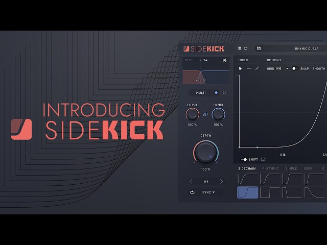 Sidekick Walkthrough - Precision ducking, spectral shaping & sidechain ring modulation plugin