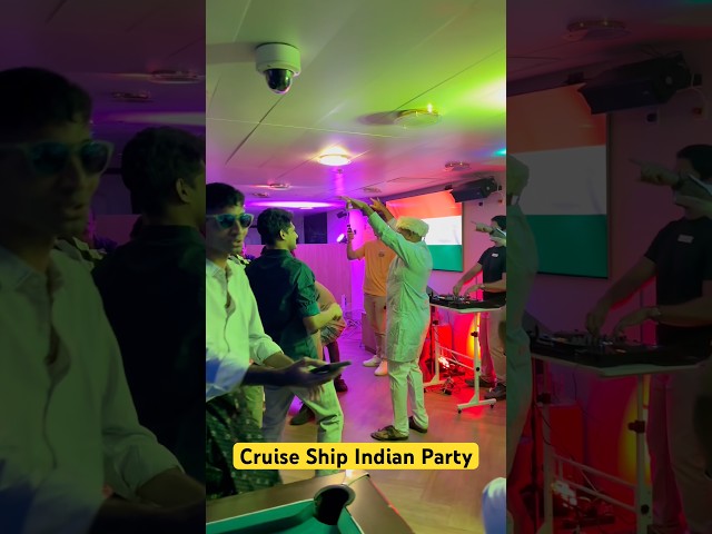 Crew Party On Cruise Ship || Cruise Ship Party 🛳️ || Indian Crew Party