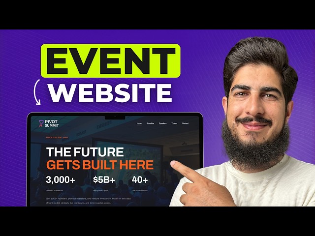 How To Create An Event Website 2026 | Event Planning Website Tutorial