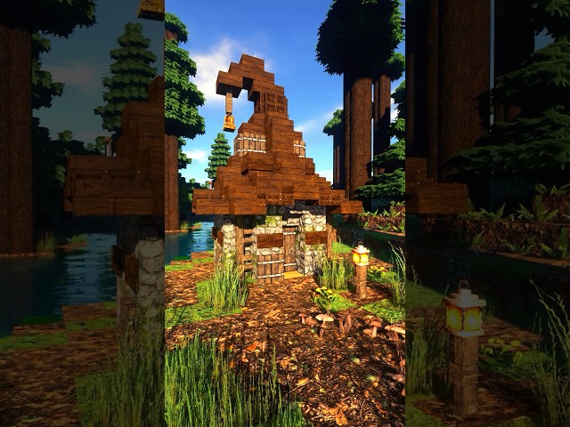Minecraft small house #shorts