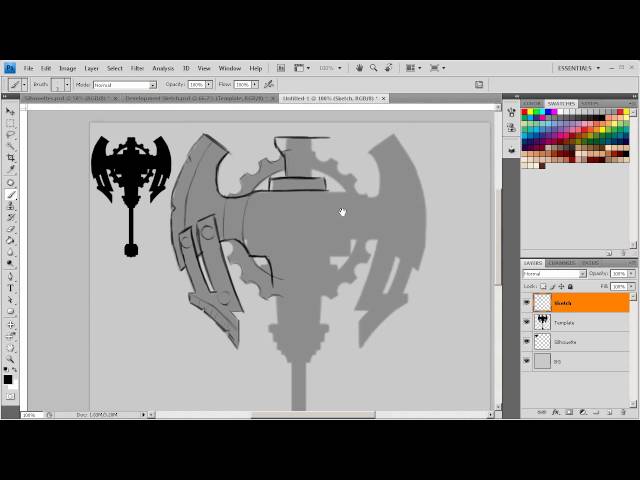 03 Creating the development sketch