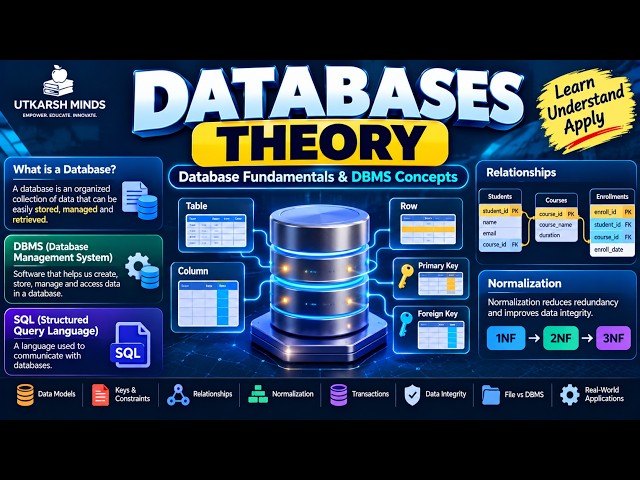 Database Theory | Introduction to Databases | SQL & Data Science