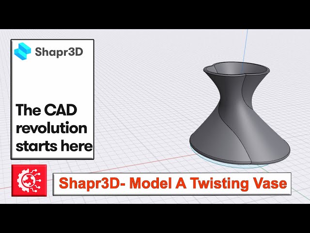 Shapr3D Tutorial: Model a Curved Vase