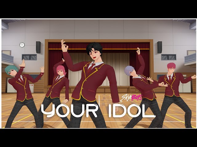 Your Idol - SAJA boys ft. Sakura Boys Music Video | Sakura School Simulator MV 