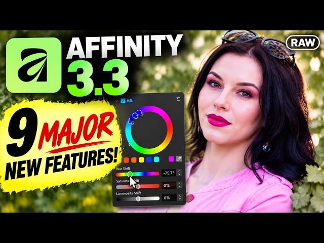 Affinity 3.3: The BIGGEST Photography Update Yet?