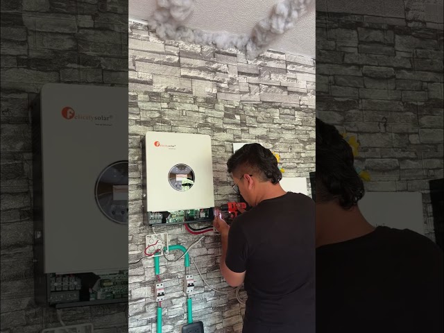 Instalación de inversor solar modo respaldo