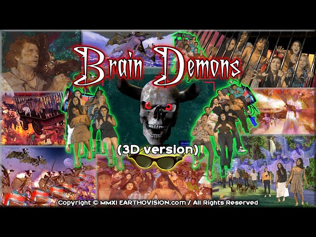 Brain Demons In Our Minds (in 3D) A light hearted, dark parody of "Ghost Riders in the Sky"