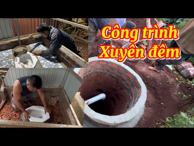 ALL-NIGHT CONSTRUCTION PROJECT: BUILDING A RESTROOM, A REAL APPETITE KILLER