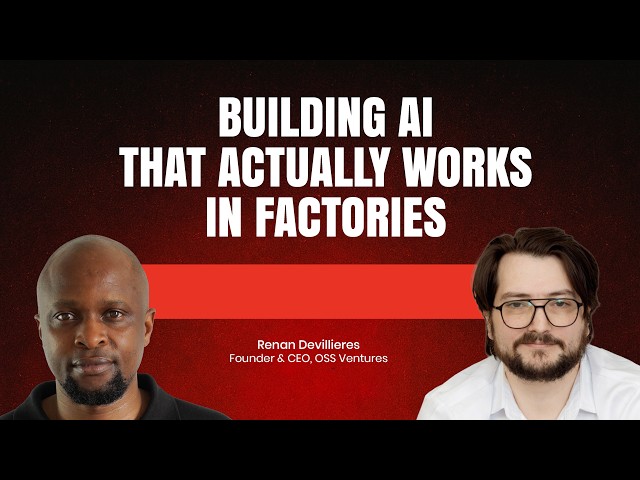 How to Build AI Solutions That Actually Work on the Factory Floor