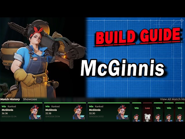 Best McGinnis Build Guide | Watch this Deadlock!!