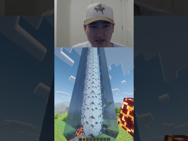 The BEST way to build up in Minecraft @ZekCrafting