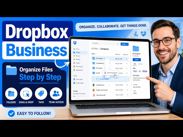 How to organize files in Dropbox Business - Step by Step