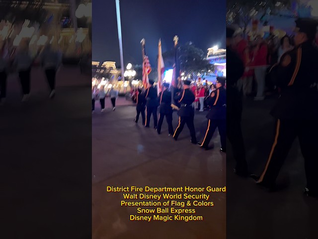 District Fire Honor Guard Walt Disney World Security Gary Sinise Foundation Snowball Express