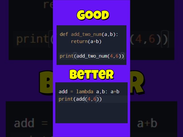 Python Lambda Function