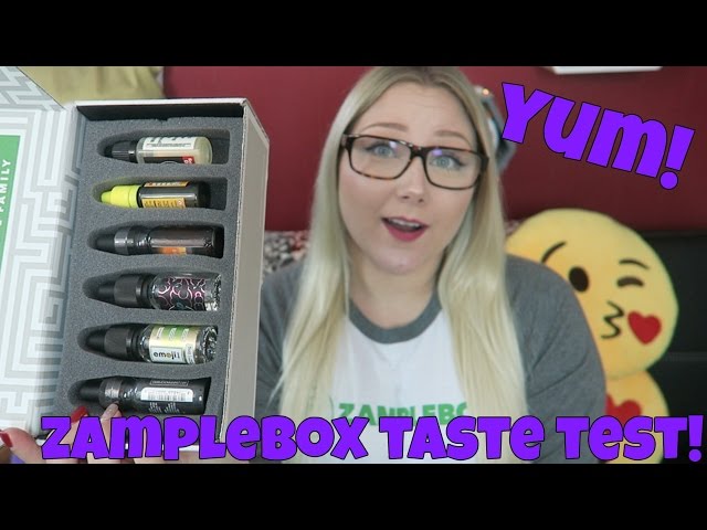 Taste Test - February ZampleBox 2017! | TiaVapes Review