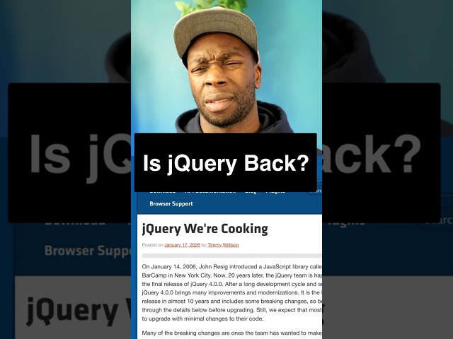 The Return of the King: jQuery 4.0