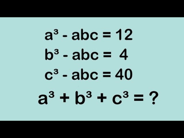 Only 5% can solve l A Beautiful olympiad Algebra Problem l advanced Maths l Math Olympiad 