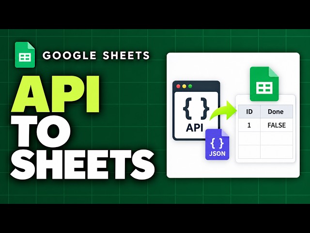 Google Sheets API Integration with Apps Script | UrlFetchApp & JSON Tutorial