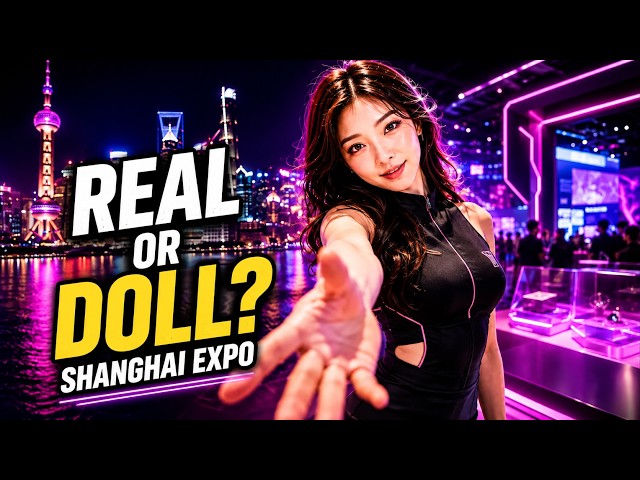 Real Woman or Silicone Doll? Shanghai Sex Toys Expo Close-Up [8K VR180]