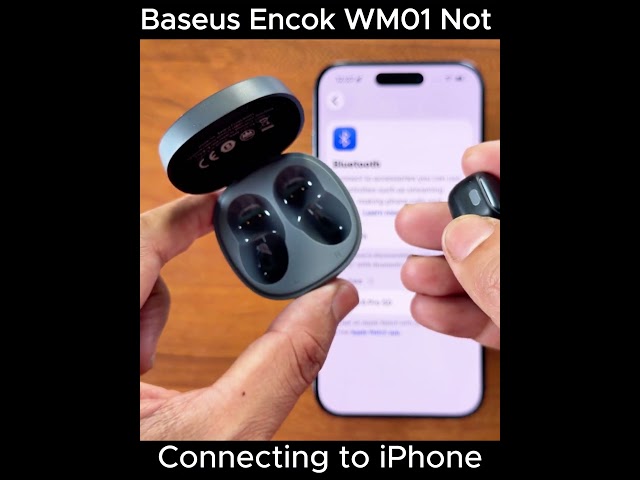 Baseus Encok WM01 Not Pairing with iPhone