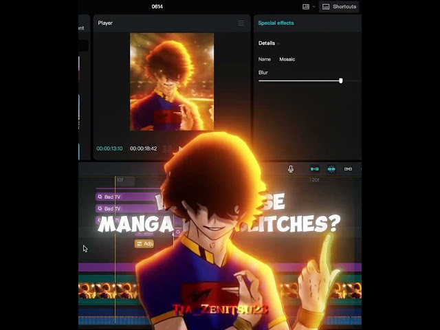 「 Glitch Tutorial In CapCut PC 」🔥「 How to do Glitch Transition in Capcut 」#bachira #capcutpc #edit