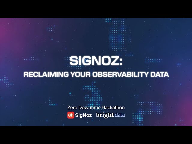 Escaping Observability Lock-In with OpenTelemetry | Goutham Karthi (SigNoz) at Zero Downtime