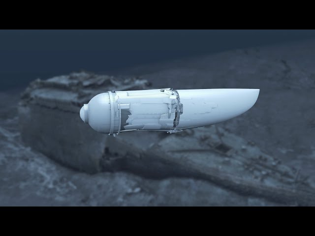 Titan Submersible Simulation (Implosion + Sinking)