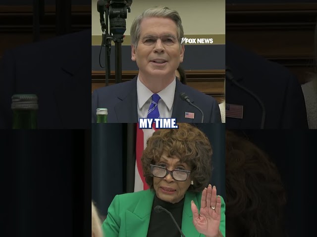 Bessent, Waters SPAR during heated House hearing #foxnews #news #shorts #house