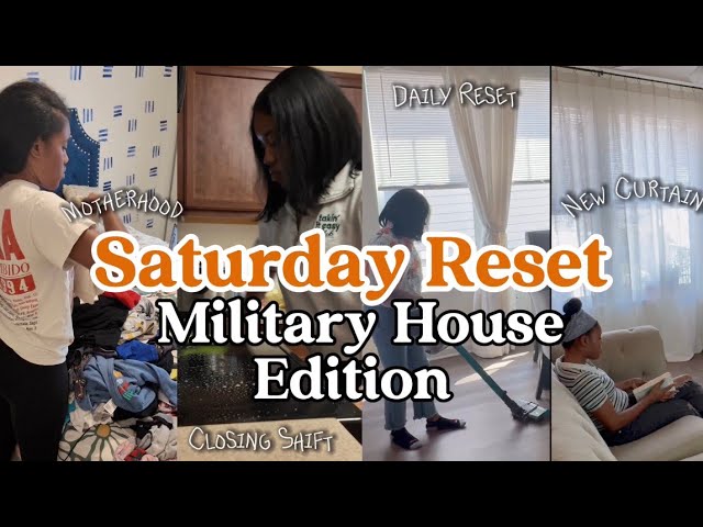 **SATURDAY RESET 🍂 | MATURING & CREATING A COZY MILITARY HOME | FALL DECOR + CLEAN WITH ME**