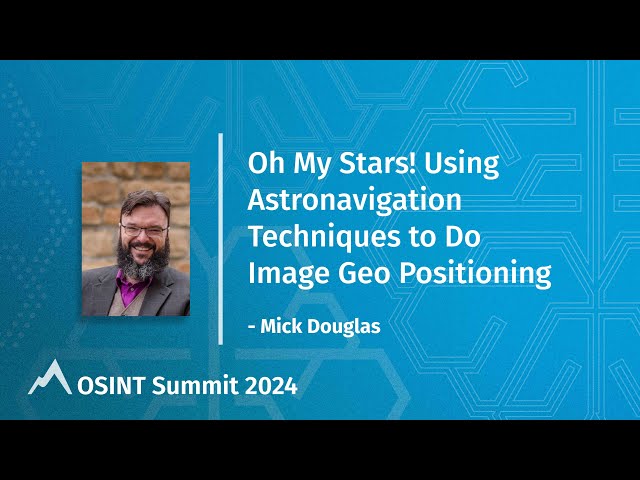 Oh My Stars! Using Astronavigation Techniques to Do Image Geo-Positioning