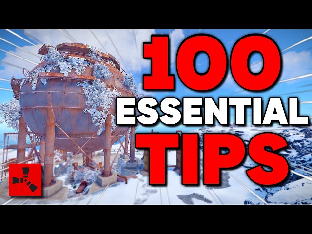 100 ESSENTIAL Tips for ALL Monuments in Rust!