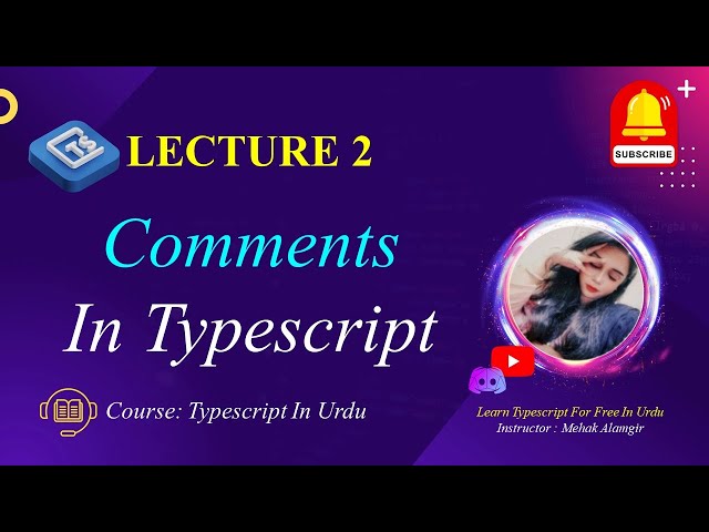 comments in typescript | typescript in urdu | govornor sindh it course
