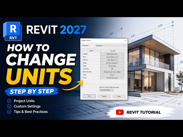 How to Change Units in Revit 2027 | Step-by-Step Tutorial