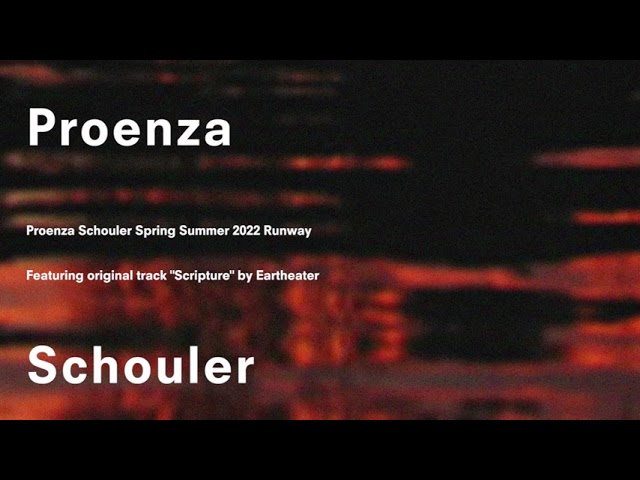 "Scripture" by Eartheater. Proenza Schouler Spring Summer 2022 Runway Soundtrack.