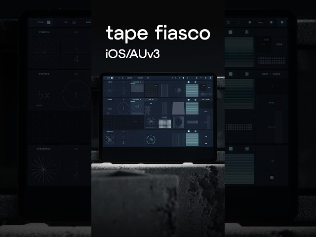 Tape Fiasco 2 is now on iPad #ipadmusic #auv3