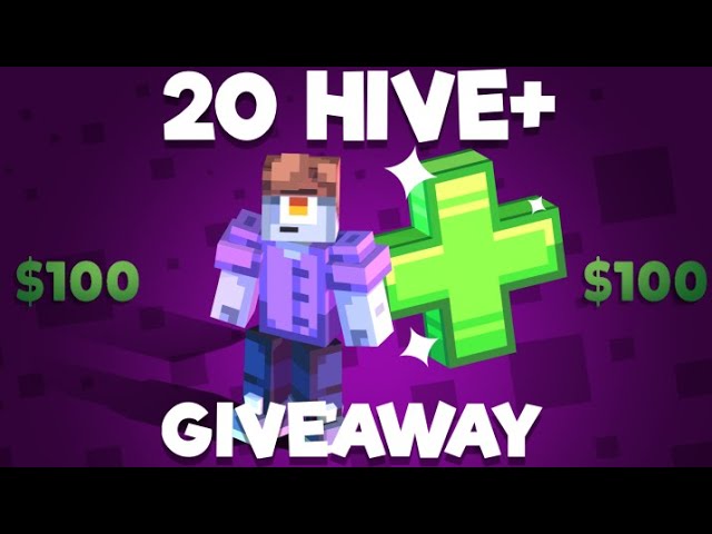 |20 HIVE+ Giveaway (CLOSED)| Minecraft